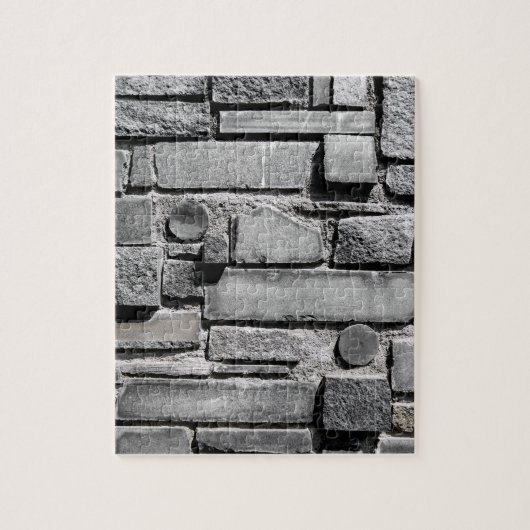 Brick Wall Cool Textielpatroon Legpuzzel (Verticaal)