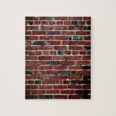 Brick Wall Cool Textielpatroon Legpuzzel (Verticaal)