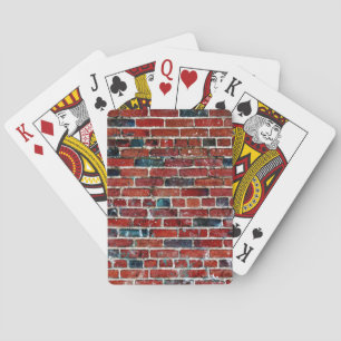 Brick Wall Cool Texture Pokerkaarten