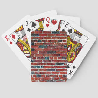 Brick Wall Cool Texture Pokerkaarten