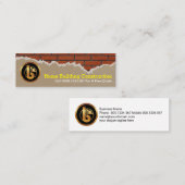 Brick Wall Creative Cement Works-contractant Mini Visitekaartje (Voorkant / Achterkant)