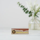 Brick Wall Creative Cement Works-contractant Mini Visitekaartje (Staand voorkant)