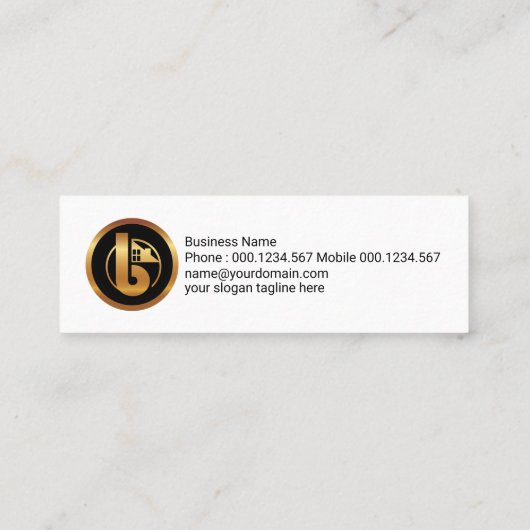 Brick Wall Creative Cement Works-contractant Mini Visitekaartje (Achterkant)