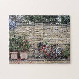 Brick Wall en Bicycles Londen Verenigd Koninkrijk Legpuzzel