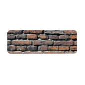 Brick Wall Etiket (Voorkant)