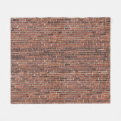 Brick Wall Fleece Deken (Voorkant (Horizontaal))