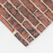 Brick Wall Fleece Deken (Hoek)