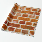 Brick Wall foto Cadeaupapier (Uitgerold)