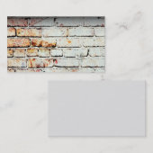 brick wall foto van visitekaartje (Voorkant / Achterkant)