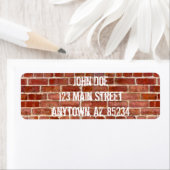Brick Wall Gepersonaliseerde Graffiti Re Adresetik Etiket (Insitu)