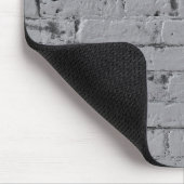 Brick Wall Geschilderd Licht Grijs Muismat (Hoek)