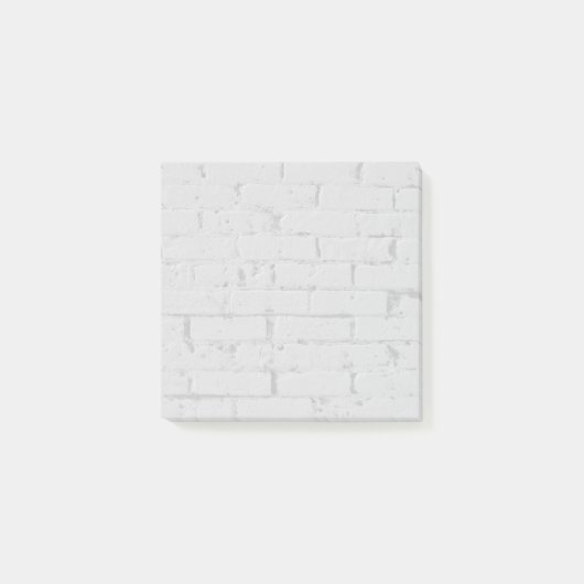 Brick Wall Geschilderd Licht Grijs Post-it® Notes (Voorkant)