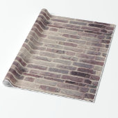 Brick Wall Gift Wrap Cadeaupapier (Uitgerold)