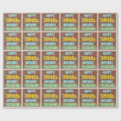 Brick Wall Graffiti geïnspireerd op 35e verjaardag Cadeaupapier (Vlak)