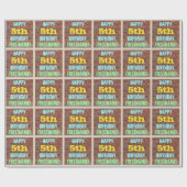 Brick Wall Graffiti geïnspireerd op 5e verjaardag  Cadeaupapier (Vlak)