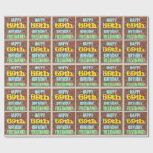 Brick Wall Graffiti geïnspireerd op 69e verjaardag Cadeaupapier (Vlak)