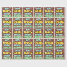 Brick Wall Graffiti geïnspireerd op 94e verjaardag