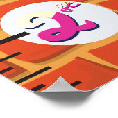 Brick Wall Groeidiagram Poster (Hoek)