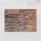 Brick Wall Grunge Visitekaartje (Achterkant)