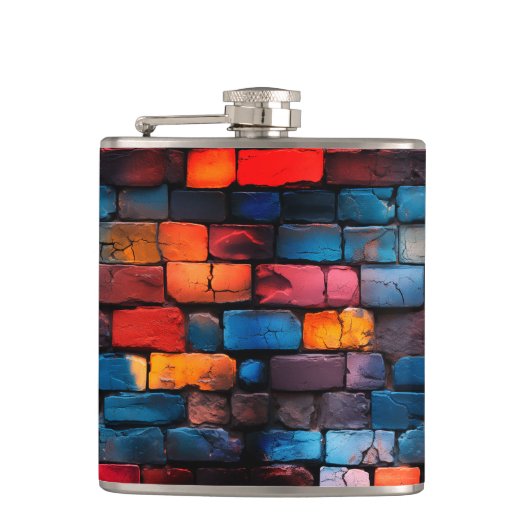 Brick Wall Heupfles (Voorkant)