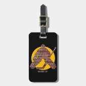 Brick Wall Hockey Goalie Bagagelabel (Voorkant verticaal)