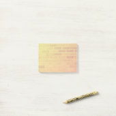 Brick Wall in Oranje en geel Post-it® Notes (Op bureau)
