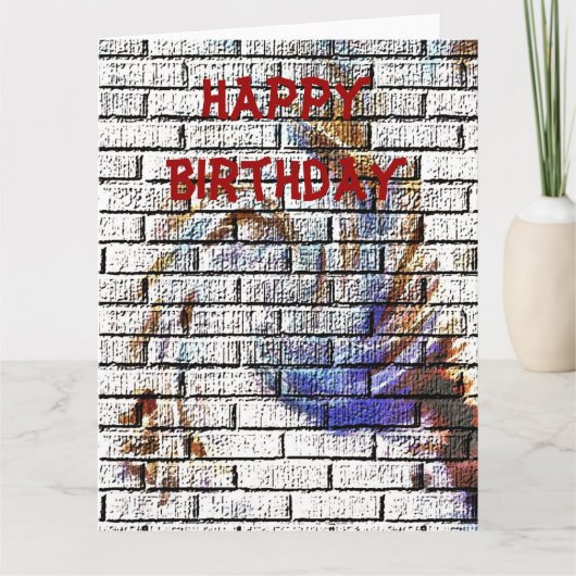 BRICK WALL KAART (Voorkant)