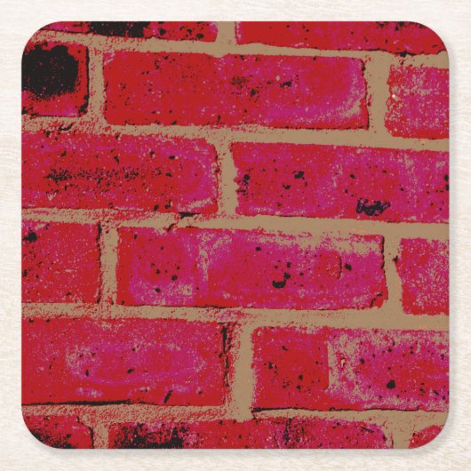 Brick Wall Kartonnen Onderzetters (Voorkant)