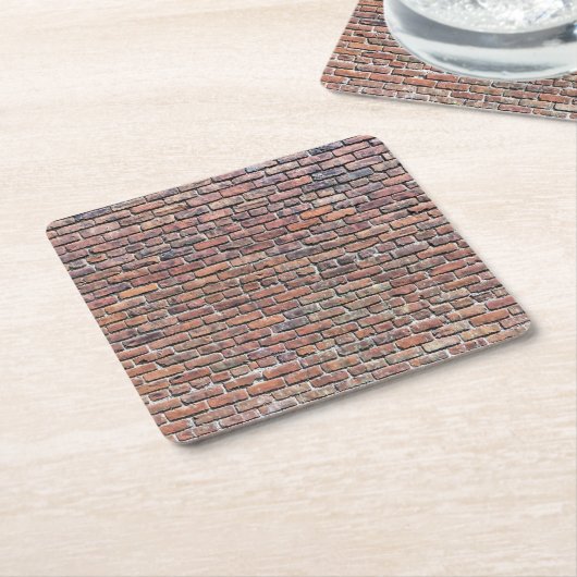 Brick Wall Kartonnen Onderzetters (Schuin)