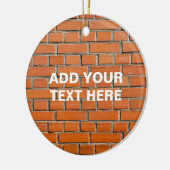 Brick Wall Keramisch Ornament (Links)