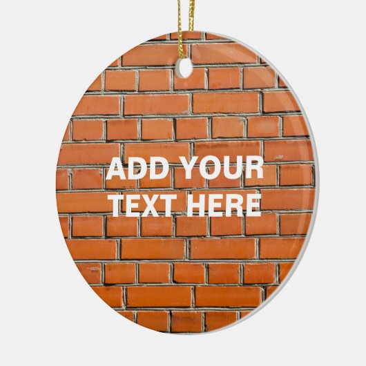 Brick Wall Keramisch Ornament (Links)