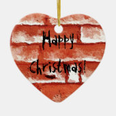 BRICK WALL KERAMISCH ORNAMENT (Voorkant)