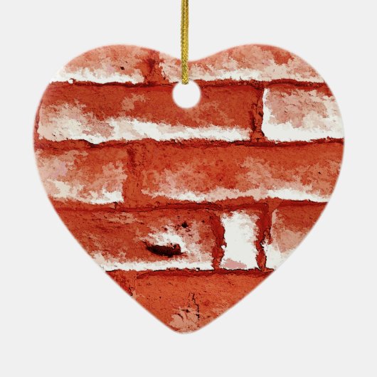 BRICK WALL KERAMISCH ORNAMENT (Achterkant)