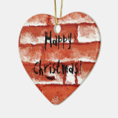 BRICK WALL KERAMISCH ORNAMENT (Links)