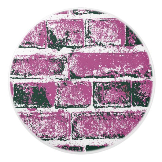 BRICK WALL KERAMISCHE KNOP (Voorkant)