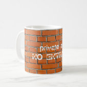 Brick Wall Koffiemok (Voorkant links)