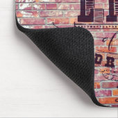 Brick Wall leeft altijd het leven van je dromen Muismat (Hoek)