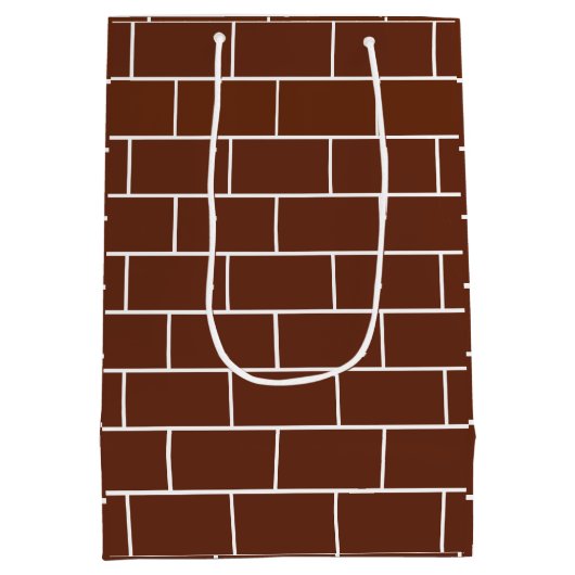 Brick Wall  Medium Cadeauzakje (Achterkant)