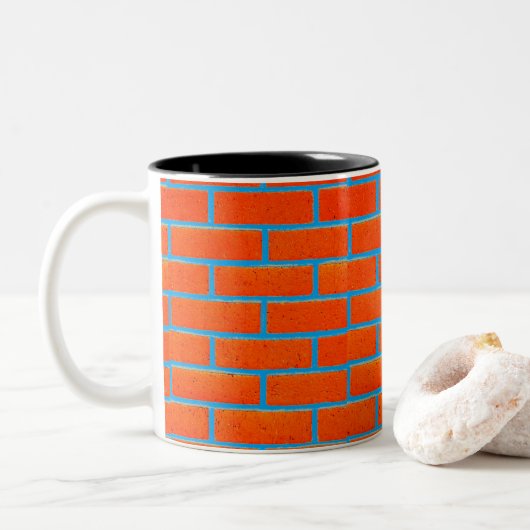 Brick Wall Mok (Met donut)