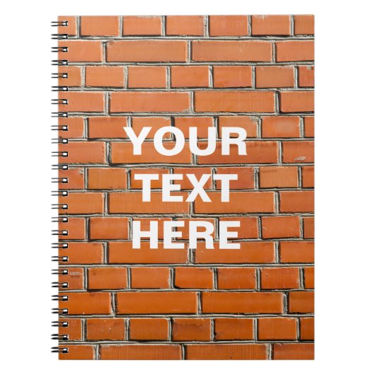 Brick Wall Notitieboek (Voorkant)