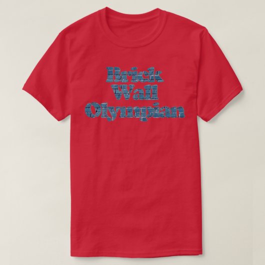 Brick Wall Olympian T-shirt (Design voorkant)
