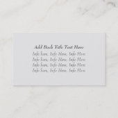 Brick Wall omgevormde Visitekaartjes (Achterkant)