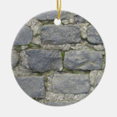 Brick Wall ornament, aanpassen Keramisch Ornament (Voorkant)
