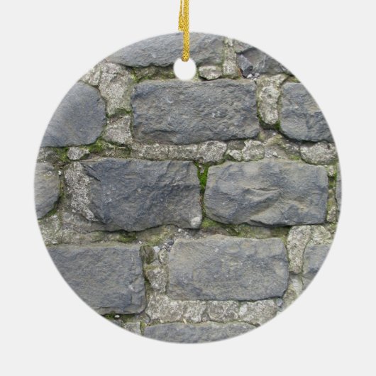 Brick Wall ornament, aanpassen Keramisch Ornament (Achterkant)