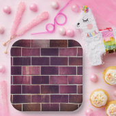 Brick Wall Papieren Bordje (Feest)