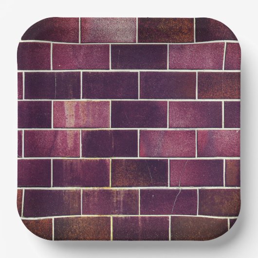 Brick Wall Papieren Bordje (Voorkant)