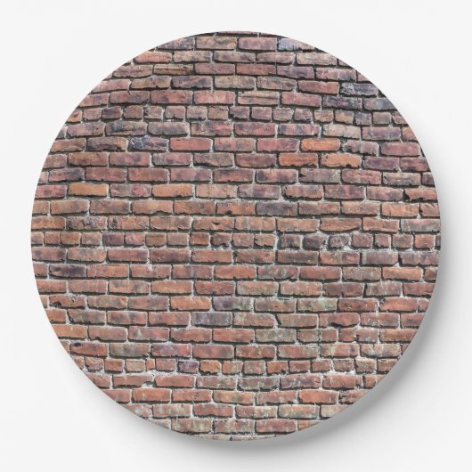 Brick Wall Papieren Bordje (Voorkant)