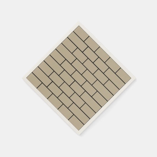 Brick Wall Party Servet (Hoek)