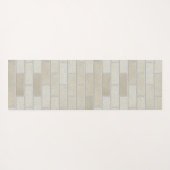 Brick Wall Pastel Tones Yogamat (Achterkant (horizontaal))