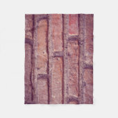 Brick Wall Pattern Fleece Deken – Gezellige Brick (Voorkant)